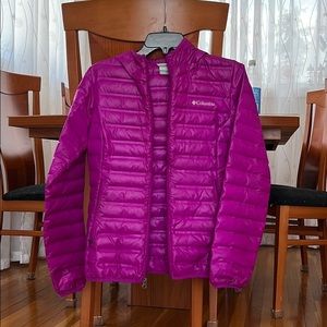 Columbia down puffer jacket XS